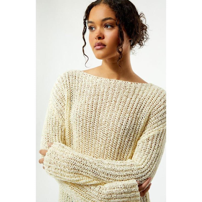 Your Favorite Women'S Chunky Open Knit Sweater