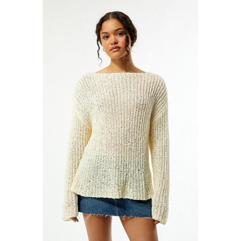 Your Favorite Women'S Chunky Open Knit Sweater