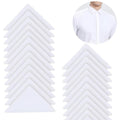 100 Pieces Collar Stays for Polo Shirts Unisex Triangular Design Anti-Warping Edge Sticker for Men Women'S Dress Shirts Easy to Use Premium Material