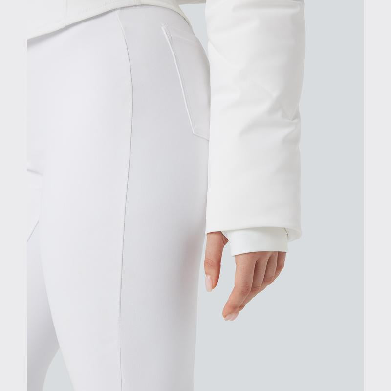 Halara 3-In-1 Stand Collar Casual Cropped Puffer Coat & Thumb Holes Curved Hem Jacket with Pocket