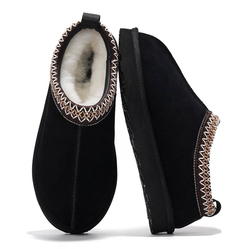 PROJECT CLOUD "Nerita" Genuine Australian Sheepskin Women'S Slippers with Lightweight Memory Foam Insole Fuzzy Slipper Non-Slip Sole Woman Slipper Girl Footwear