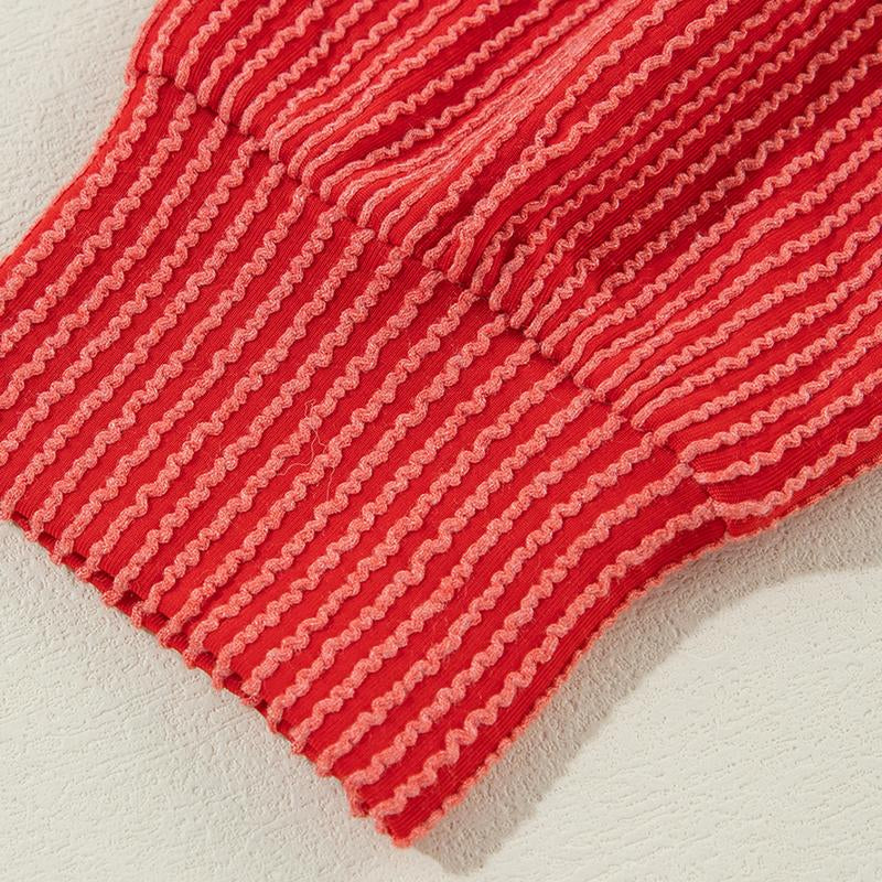 JOLLY Corded Long Sleeve Top and Pockets Pants Set Women'S Loungewear Set Homewear for Christmas