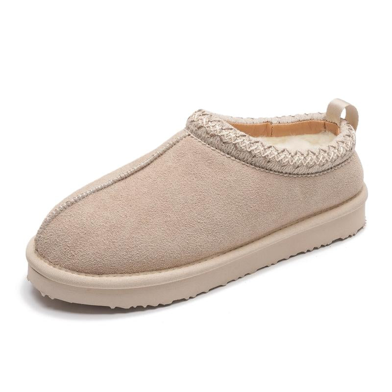PROJECT CLOUD "Nerita" Genuine Australian Sheepskin Women'S Slippers with Lightweight Memory Foam Insole Fuzzy Slipper Non-Slip Sole Woman Slipper Girl Footwear