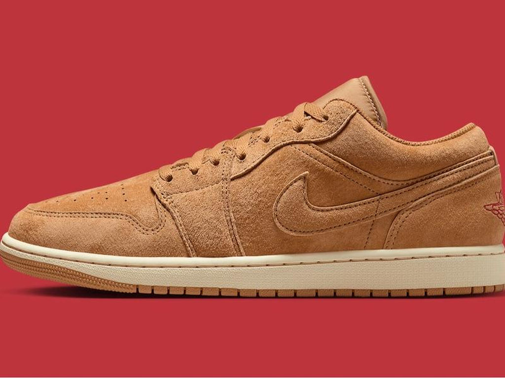 Nike Air Jordan 1 Low Flax Varsity Red HV4089-200 Men'S Shoes Athletic Sneaker NEW