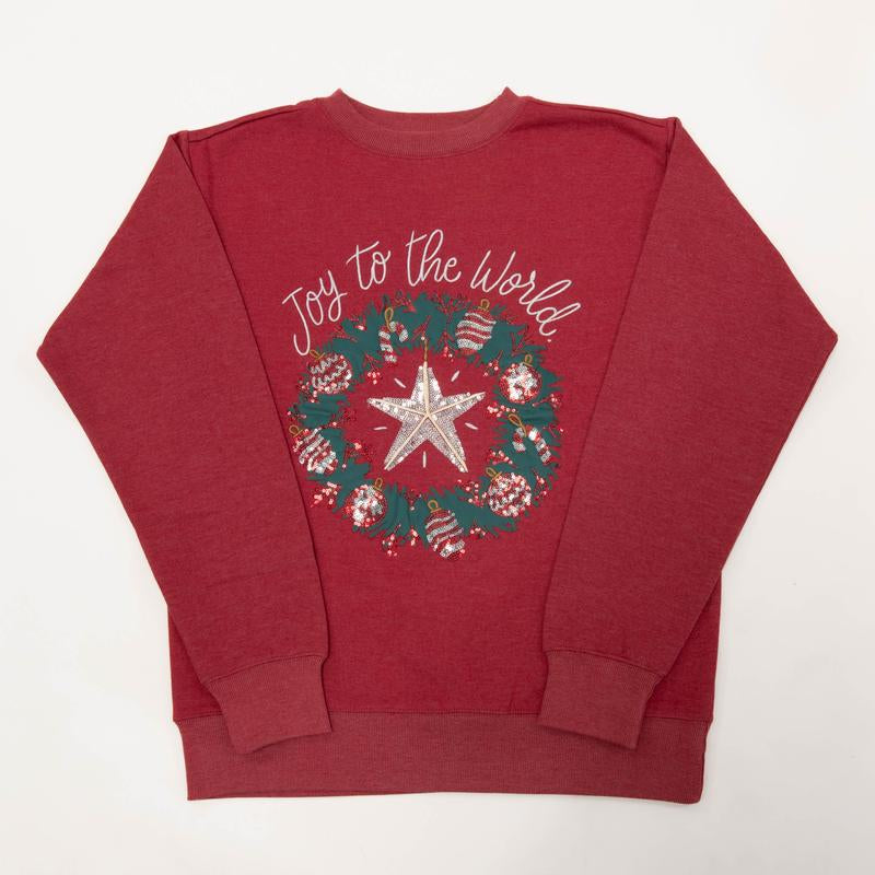Love in Faith | Christian Christmas Sweatshirts for Women – Cozy Embroidered & Glitter Embellished Designs