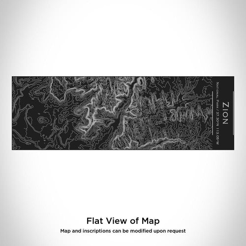 Zion National Park - Utah Map Insulated Cup in
